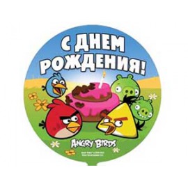 18" Angry Birds С днём рождения/FM